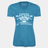 Pro Team Heather Proformance V-Neck Ladies' Tee Thumbnail